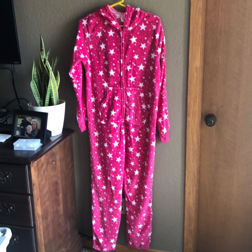 Hooded onesie pajamas